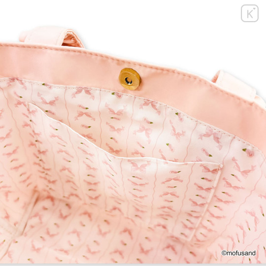 Japan Mofusand Mini Tote Bag with Frills - Pink - 7