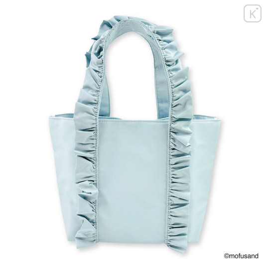 Japan Mofusand Mini Tote Bag with Frills - Blue - 6