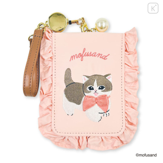 Japan Mofusand Pass Case with Frills - Pink - 1
