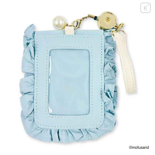 Japan Mofusand Pass Case with Frills - Blue - 4
