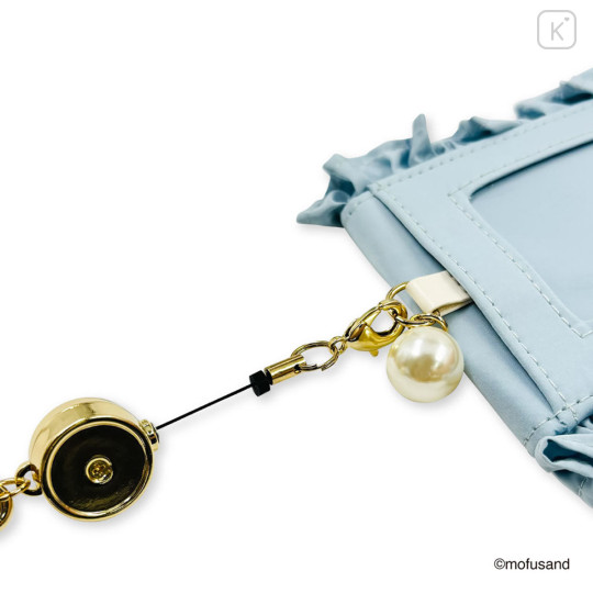 Japan Mofusand Pass Case with Frills - Blue - 6