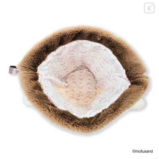 Japan Mofusand Face Drawstring Bag with Frills - Pink - 6
