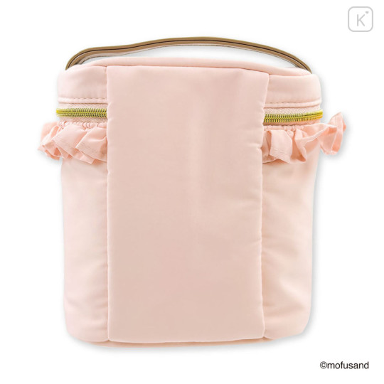 Japan Mofusand Mini Vanity Pouch with Frills - Pink - 5
