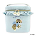 Japan Mofusand Mini Vanity Pouch with Frills - Blue - 4