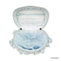 Japan Mofusand Mini Vanity Pouch with Frills - Blue - 6