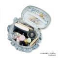Japan Mofusand Mini Vanity Pouch with Frills - Blue - 7