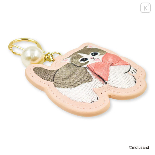 Japan Mofusand Embroidered Keychain - Pink - 4
