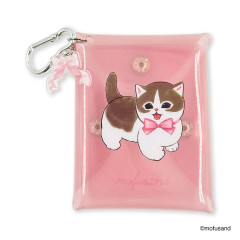Japan Mofusand Clear Multi Pouch - Pink