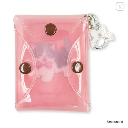 Japan Mofusand Clear Multi Pouch - Pink - 4