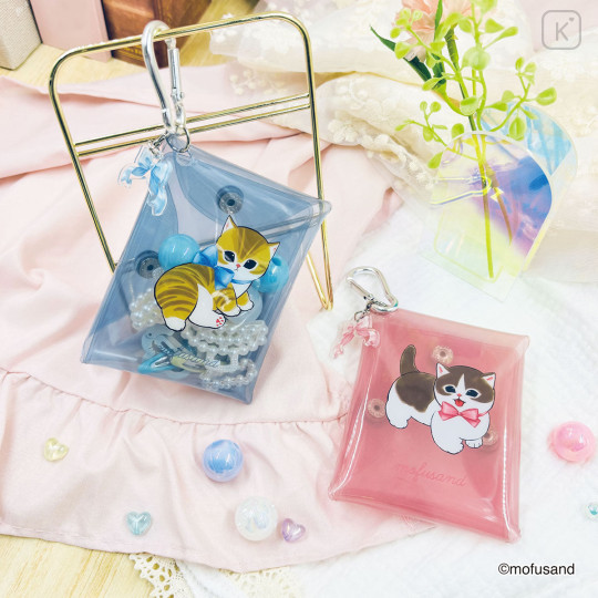 Japan Mofusand Clear Multi Pouch - Blue - 2