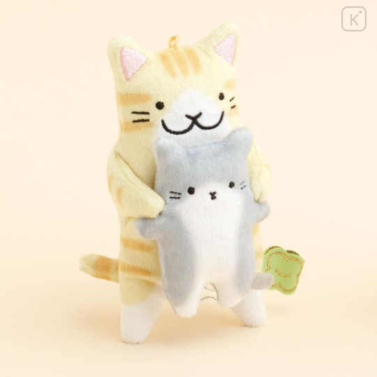 Japan San-X Keychain Plush - Mixed Cats : Always Together - 4
