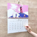 Japan Moomin Wall Calendar (L) - Moomin : Characters : Village Flower 2027 - 3
