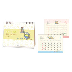 Japan Minions Desk Calendar - Minions : Bob & Tim Bear 2027