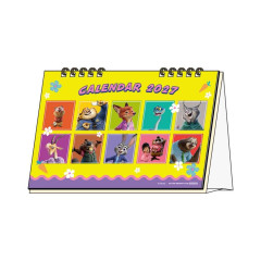 Japan Disney Desk Calendar - Zootopia : Characters 2027