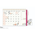 Japan Peanuts Desk Calendar & To Do List - Snoopy & Woodstock : 2027 - 1