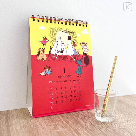Japan Moomin Desk Calendar - Moomin : Colorful 2027 - 4
