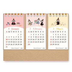 Japan Moomin 3-Month Desk Calendar - Little My : 2027