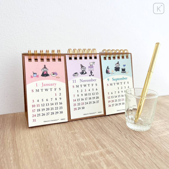 Japan Moomin 3-Month Desk Calendar - Little My : 2027 - 3