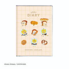 Japan Bread Thief B6 Planner Monthly Schedule Book - Orange 2027