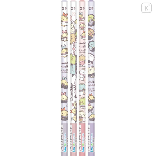 Japan San-X 2B Pencil Set - Sumikko Gurashi : Angel and Devil's Tail - 1