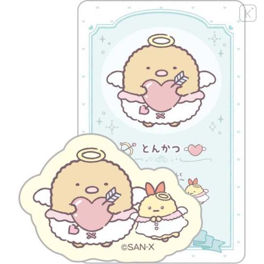 Japan San-X Secret Card & Sticker - Sumikko Gurashi : Angel and Devil's Tail - 6