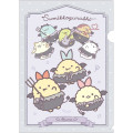 Japan San-X A4 Clear Holder - Sumikko Gurashi : Angel and Devil's Tail B - 1