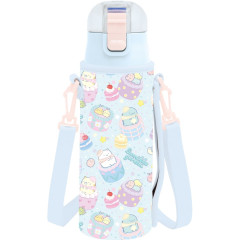 Japan San-X Stainless Steel Bottle 470ml - Sumikko Gurashi : Colorful Cake