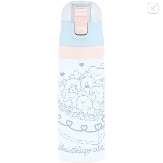 Japan San-X Stainless Steel Bottle 470ml - Sumikko Gurashi : Colorful Cake - 2