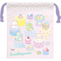 Japan San-X Drawstring Bag - Sumikko Gurashi : Colorful Cake - 1