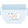 Japan San-X Drawstring Bag - Ishiyowa-chan : Blue - 1