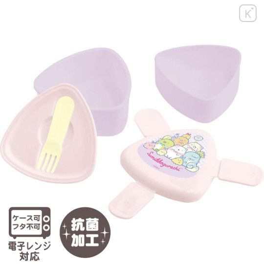 Japan San-X 2 Tier Bento Lunch Box 500ml - Sumikko Gurashi : Colorful Cake - 2