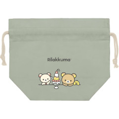 Japan San-X Drawstring Bag - Kiiroitori & Korilakkuma & Rilakkuma : Home Cafe