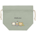 Japan San-X Drawstring Bag - Kiiroitori & Korilakkuma & Rilakkuma : Home Cafe - 1