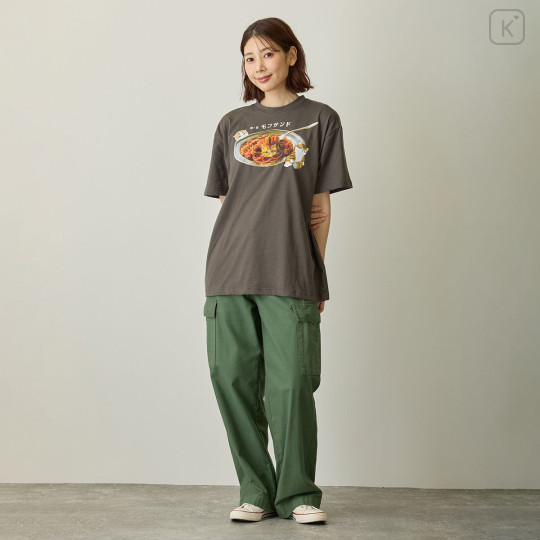 Japan Mofusand T-Shirt (M) - Nyapolitan Sumikuro Charcoal Black - 8