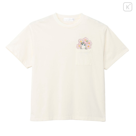Japan Mofusand Hibiya Kadan T-Shirt (M) - Cosmos Off-White - 1