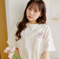 Japan Mofusand Hibiya Kadan T-Shirt (M) - Cosmos Off-White - 2