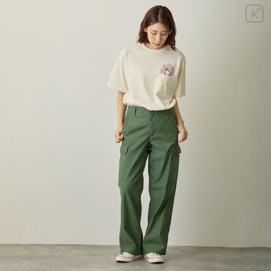 Japan Mofusand Hibiya Kadan T-Shirt (M) - Cosmos Off-White - 7