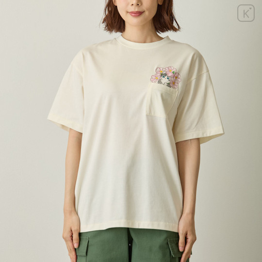 Japan Mofusand Hibiya Kadan T-Shirt (M) - Cosmos Off-White - 8