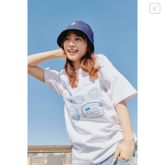 Japan Chiikawa Crown Bucket Hat - Chiikawa : Navy - 3