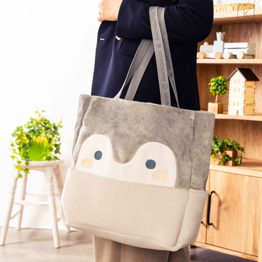 Japan Koupen-chan Fluffy Face Square Tote Bag - Koupenchan : A Perfect Life - 2