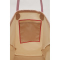 Japan Koupen-chan Embroidered Tote Bag - Koupenchan : Apple Beige - 7