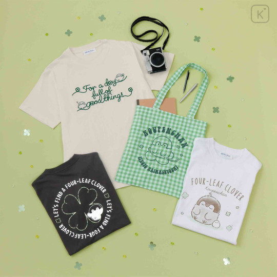 Japan Koupen-chan Tote Bag - Koupenchan : Gingham Check Green - 2