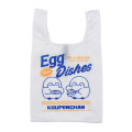 Japan Koupen-chan Eco Bag - Koupenchan : Egg Dishes White - 1