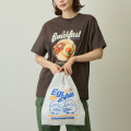 Japan Koupen-chan Eco Bag - Koupenchan : Egg Dishes White - 2