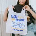 Japan Koupen-chan Eco Bag - Koupenchan : Egg Dishes White - 4