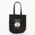 Japan Koupen-chan Quilted Tote Bag - Koupenchan : Good Will Happen Black - 1