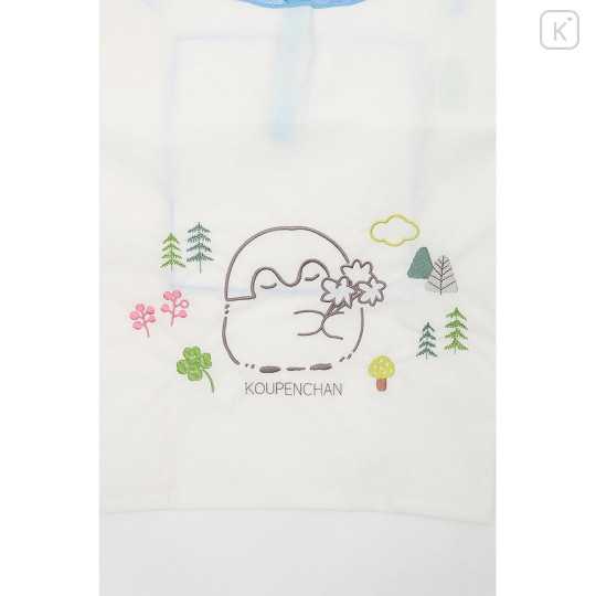 Japan Koupen-chan Embroidered Eco Bag - Koupenchan : Clover White - 4