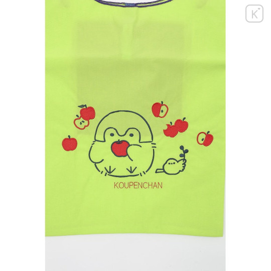 Japan Koupen-chan Embroidered Eco Bag - Koupenchan : Apple Lime - 4
