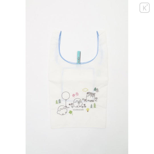 Japan Koupen-chan Embroidered Eco Bag - Koupenchan : Balloon White - 3