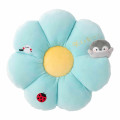 Japan Koupen-chan Mochi Plush Cushion - Koupenchan : Light Blue Flower - 5
